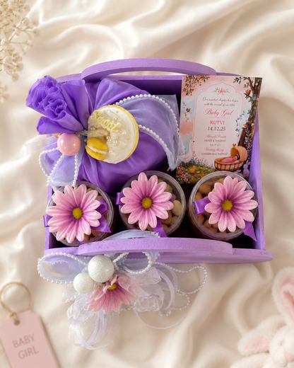 Baby Girl First Hello Purse Hamper