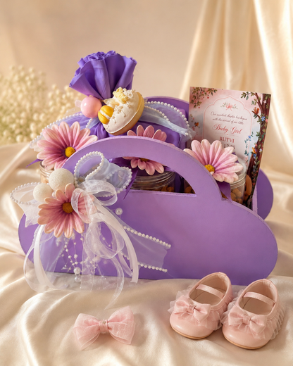 Baby Girl First Hello Purse Hamper