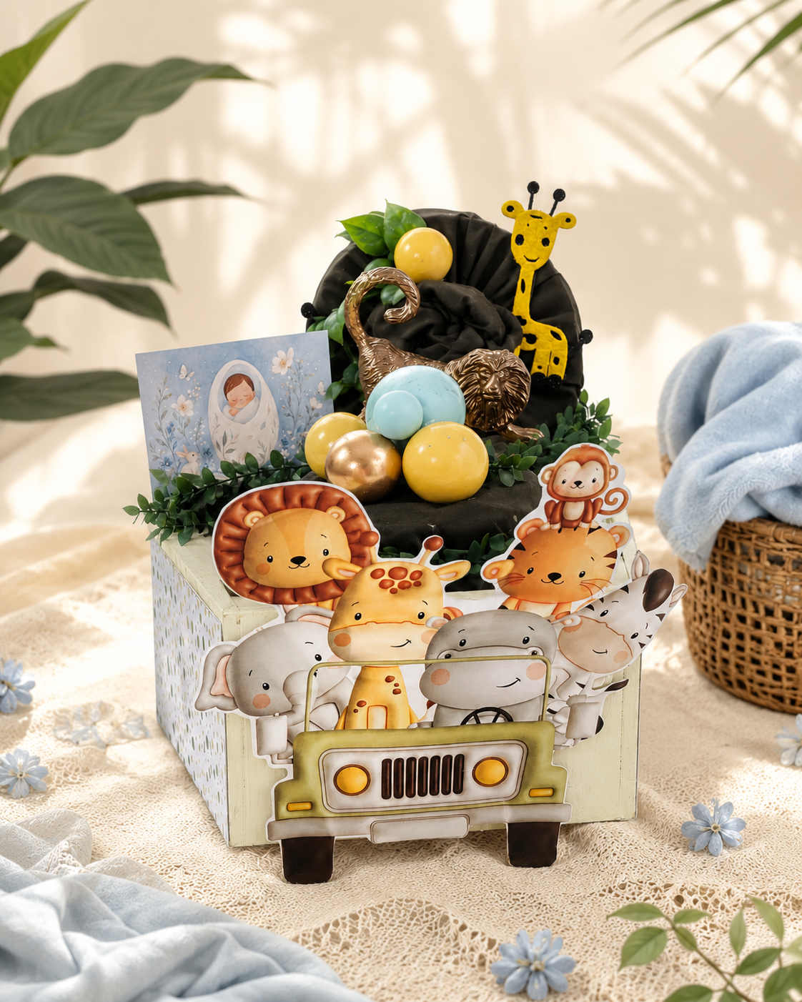 Baby Boy Jungle Joy Welcome Hamper