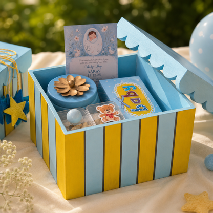 Baby Boy Moon & Stars Welcome Hamper
