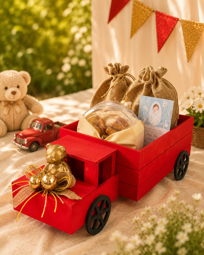 Baby Teddy Truck Arrival Hamper